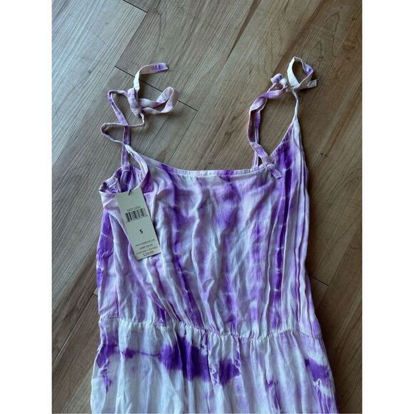 Young USA Women Long Dress  Summer Tie Dye Sleeveless - Picture 3 of 4
